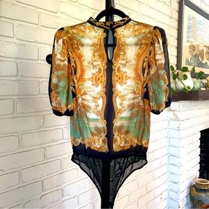 Smoking Hot Bodysuit Blouse from Jealous Tomato Size S
